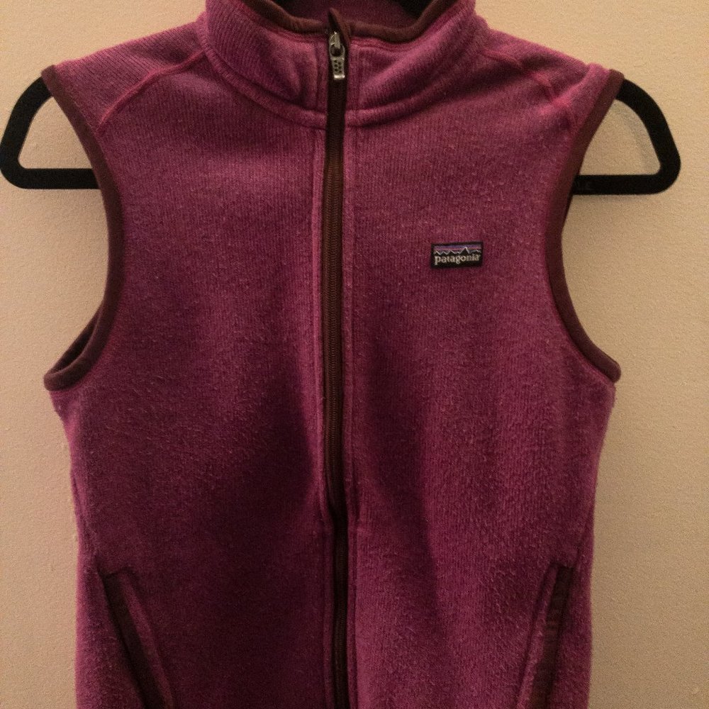 Patagonia Purple Fleece Vest